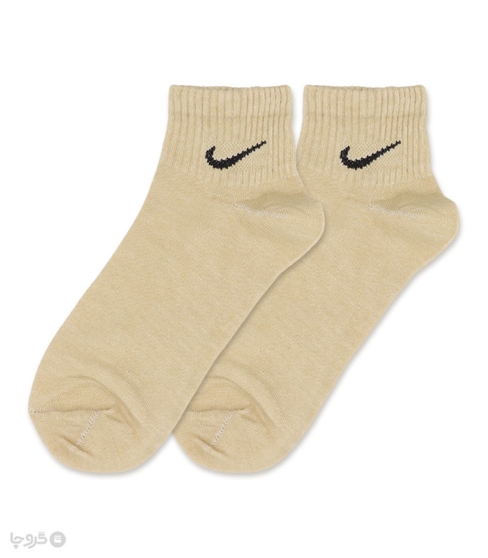 جوراب مچی کش انگلیسی طرح Nike طیف زرد