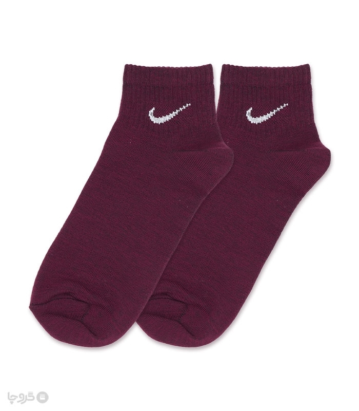 جوراب مچی کش انگلیسی طرح Nike طیف قرمز