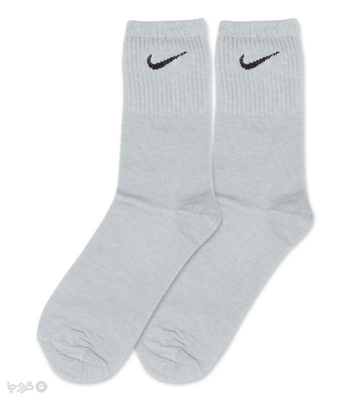 جوراب ساقدار کش انگلیسی طرح Nike طیف رنگی روشن