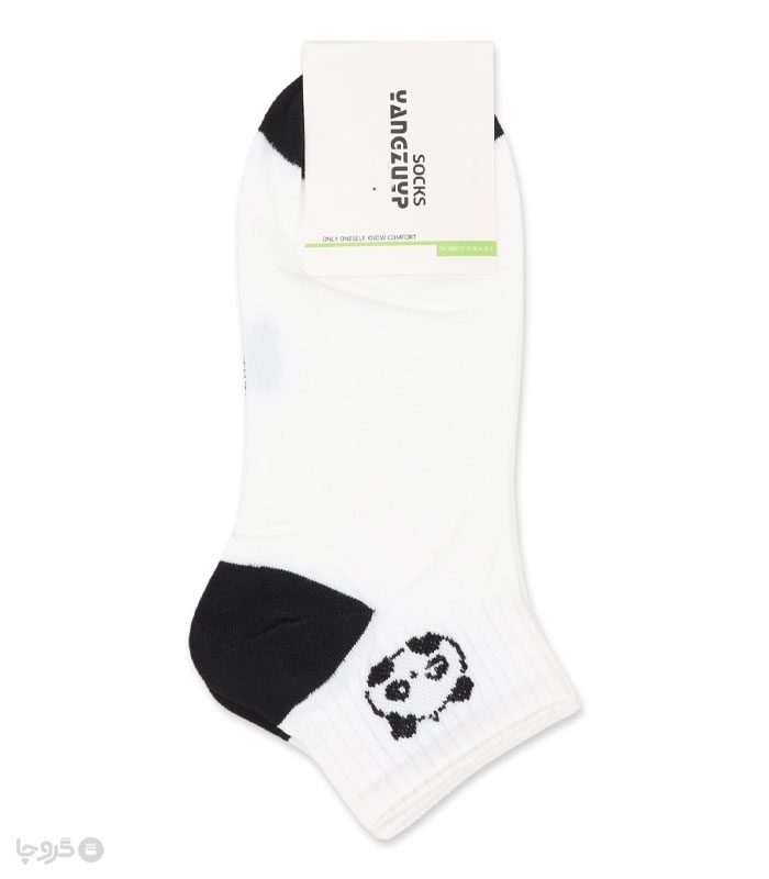 خرید جوراب مچی زنانه کش انگلیسی طرح Panda