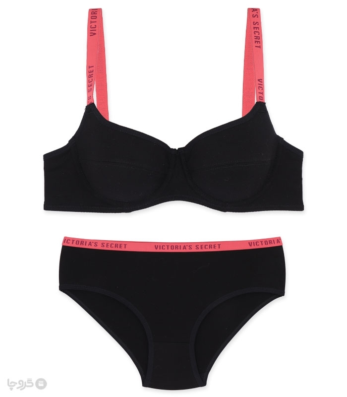 ست شورت و سوتین کاپدار نخی فنردار Misa میسا کد 9025 طرح Victoria's Secret