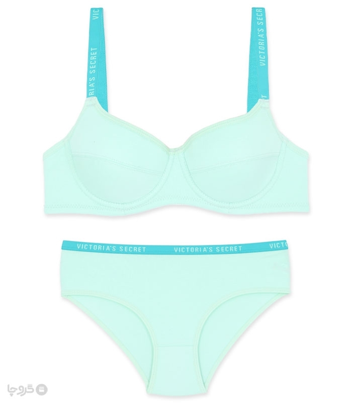ست شورت و سوتین کاپدار نخی فنردار Misa میسا کد 9025 طرح Victoria's Secret