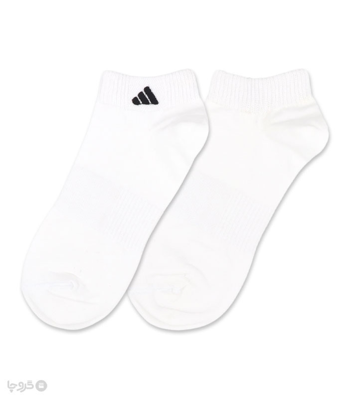 جوراب مچی وسط کش گلدوزی طرح adidas