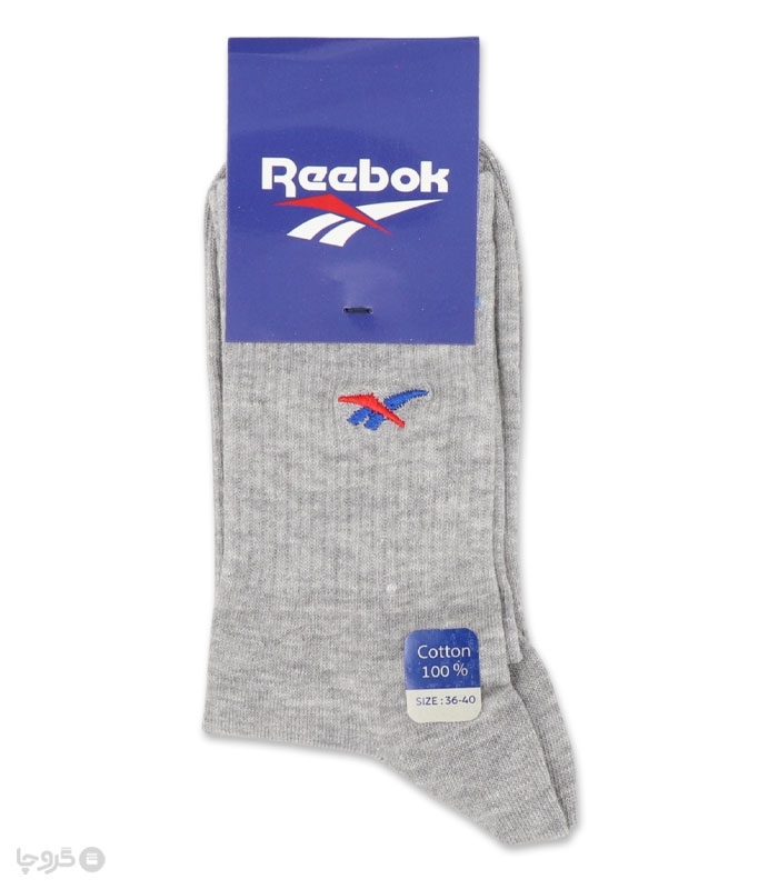 جوراب ساقدار گلدوزی کد 71007 طرح Reebok