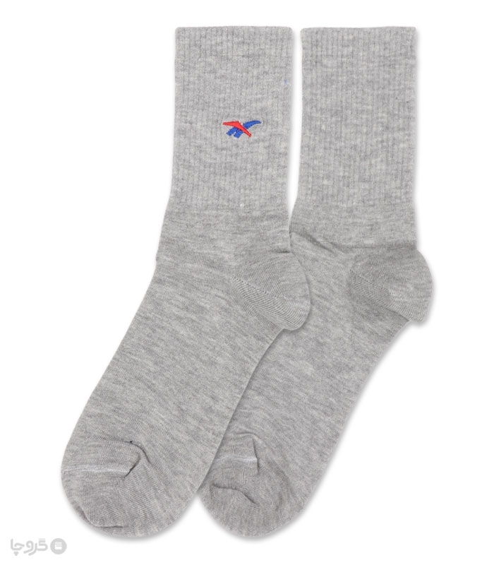 جوراب ساقدار گلدوزی کد 71007 طرح Reebok