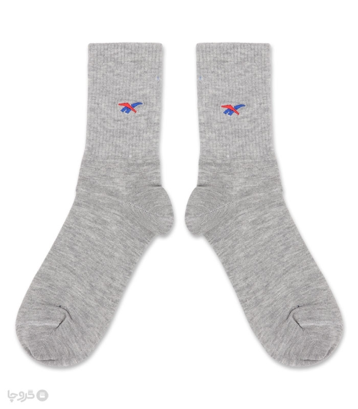 جوراب ساقدار گلدوزی کد 71007 طرح Reebok