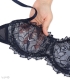 ست شورت و سوتین توری فنردار Bereta برتا گلدوزی کد 2420NAV