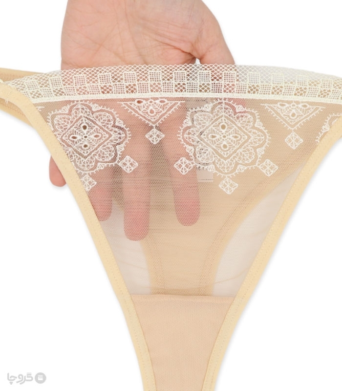 ست شورت و سوتین توری فنردار Bereta برتا گلدوزی کد 2420C