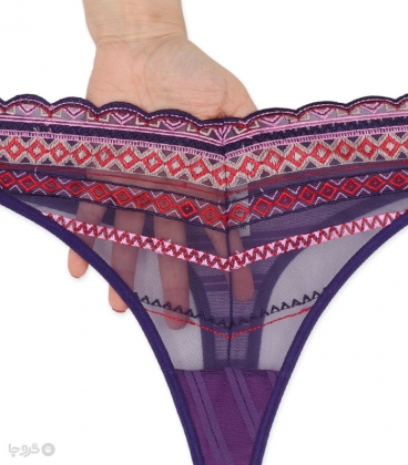ست شورت و سوتین توری فنردار Bereta برتا گلدوزی کد 2420PU
