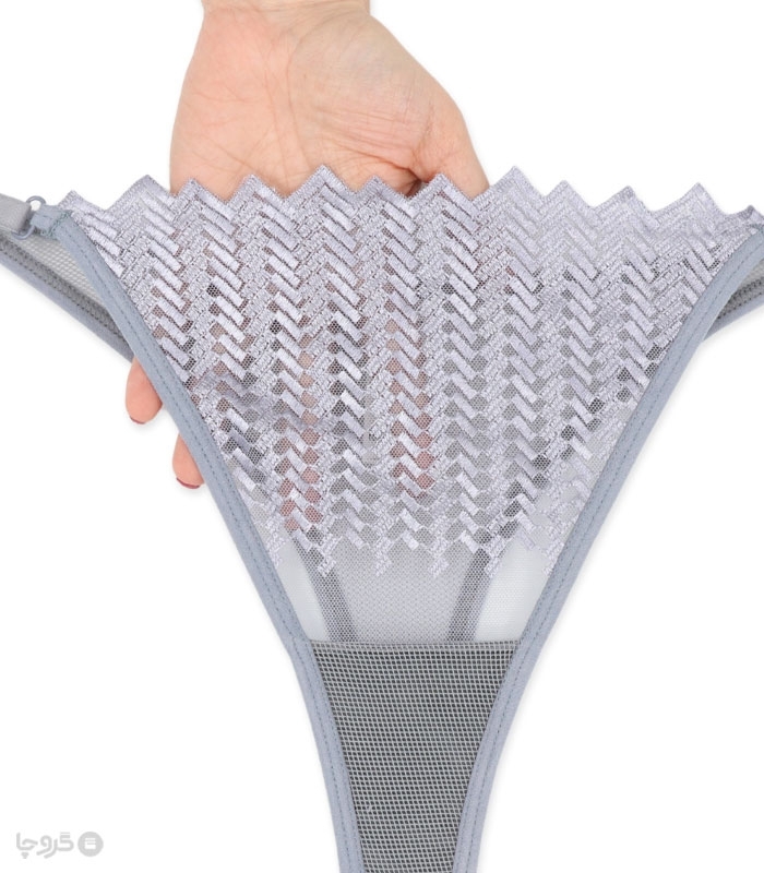 ست شورت و سوتین توری فنردار Bereta برتا گلدوزی کد 2420GG