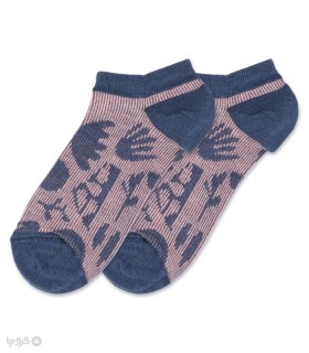 جوراب مچی Ropapa روپاپا طرح ژاکارد گیاه