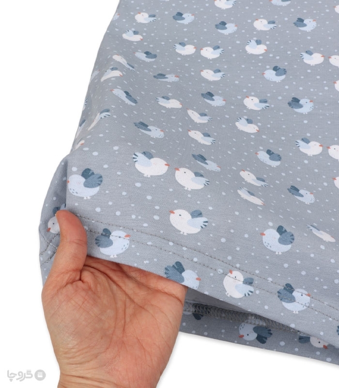 تاپ بندی نخی Nelin نلین کد 650 طرح گنجشک