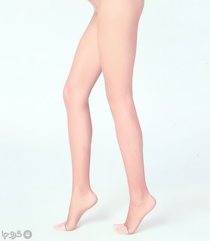 جوراب شلواری بادکنکی براق Lorenza لورنزا مدل Open Toe ضخامت 40