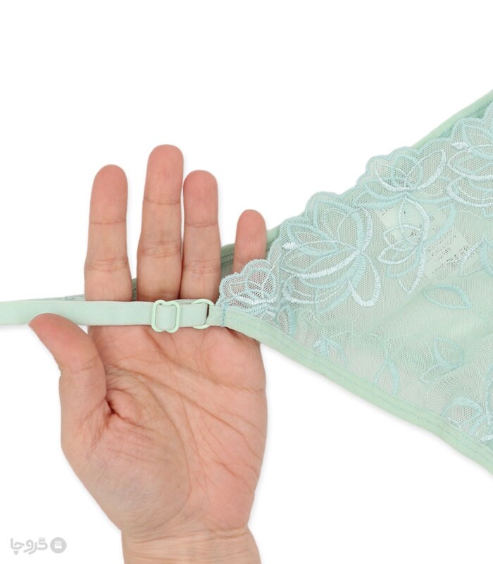 ست شورت و سوتین توری فنردار Bereta برتا گلدوزی کد 2420GN