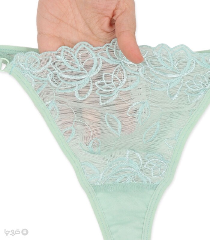 ست شورت و سوتین توری فنردار Bereta برتا گلدوزی کد 2420GN