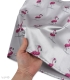 ست شلوارک و تاپ ساتن Bereta برتا کد 9015 طرح فلامینگو