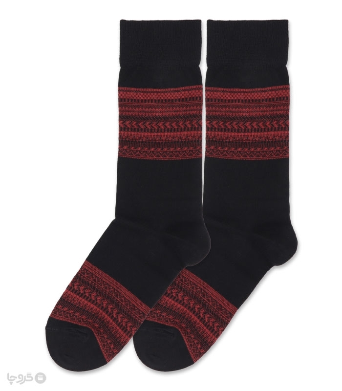 جوراب ساقدار Barcode بارکد طرح VelvetECHO