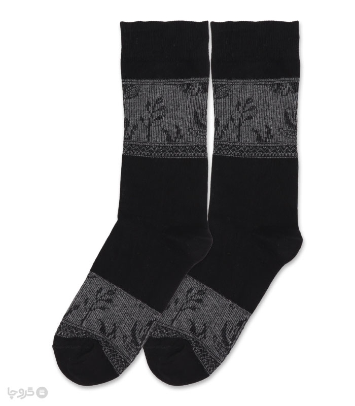 جوراب ساقدار Barcode بارکد طرح Artnouveau