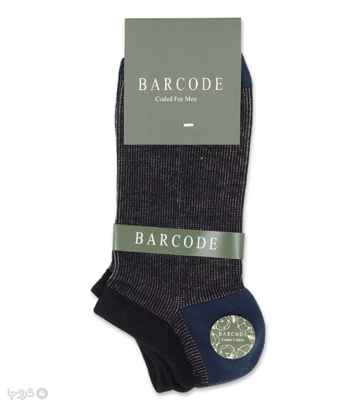 جوراب مچی Barcode بارکد طرح پاشنه رنگی