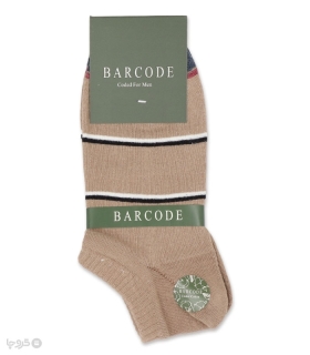 جوراب مچی Barcode بارکد طرح پنجه رنگی وسط دو خط