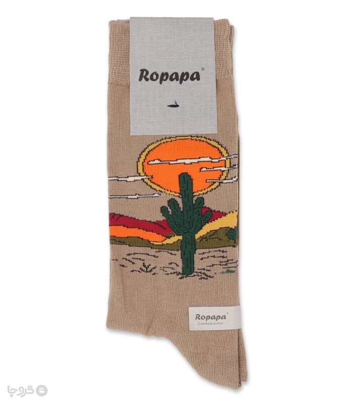 جوراب ساقدار Ropapa روپاپا طرح Texas