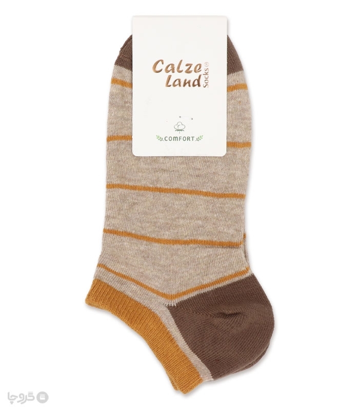 جوراب مچی Calze Land کالزی لند طرح رینگی پاشنه رنگی