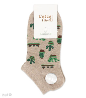 جوراب مچی Calze Land کالزی لند طرح کاکتوس