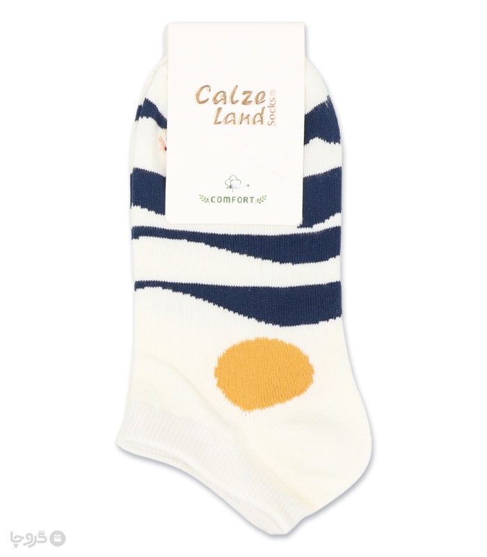 جوراب مچی Calze Land کالزی لند طرح خورشید و موج