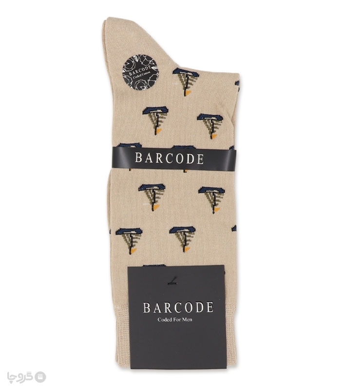 جوراب ساقدار Barcode بارکد طرح کشتی