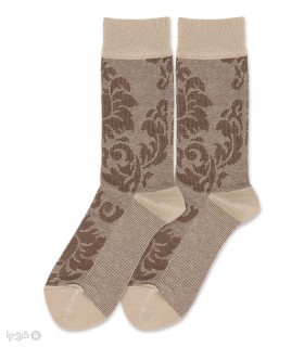 جوراب ساقدار Barcode بارکد طرح ژاکارد باروک