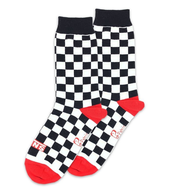 جوراب ساق دار نانو پاتریس طرح Vans چهارخانه