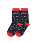 جوراب بچگانه ساقدار نانو پاتریس طرح ریاضی مشکی