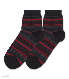 خرید جوراب نیم ساق مردانه Clevent کلونت کد 2205 طرح رینگی رنگی 2