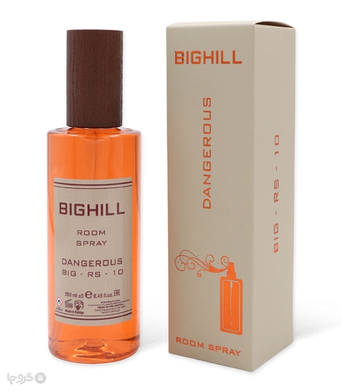 خرید اسپری خوشبو کننده هوا بیگهیل Bighill کد RS-10 رایحه Dangerous
