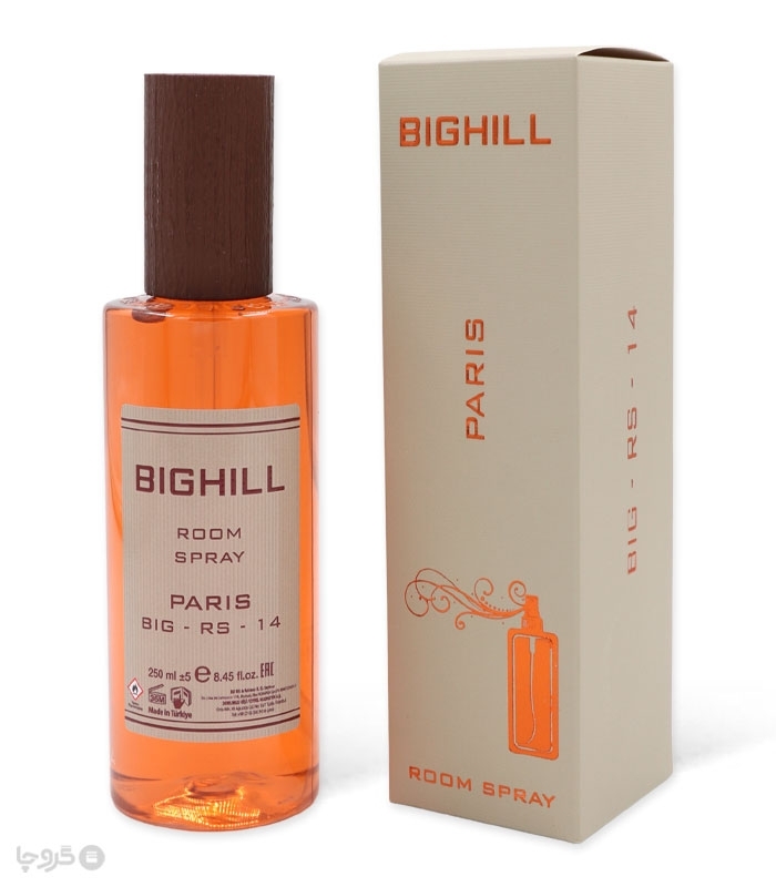 خرید اسپری خوشبو کننده هوا بیگهیل Bighill کد RS-14 رایحه Paris