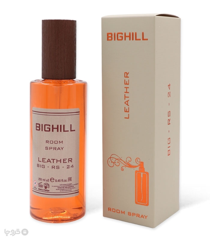 خرید اسپری خوشبو کننده هوا بیگهیل Bighill کد RS-24 رایحه Leather