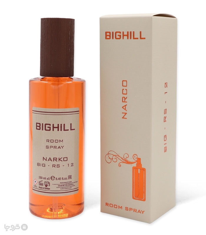 خرید اسپری خوشبو کننده هوا بیگهیل Bighill کد RS-12 رایحه Narco