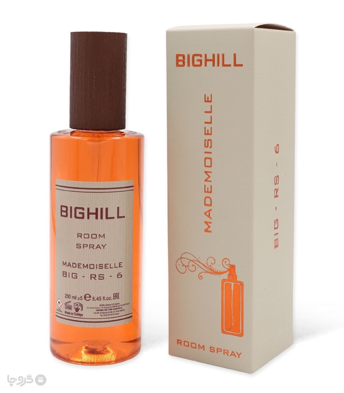 خرید اسپری خوشبو کننده هوا بیگهیل Bighill کد RS-6 رایحه Mademoiselle