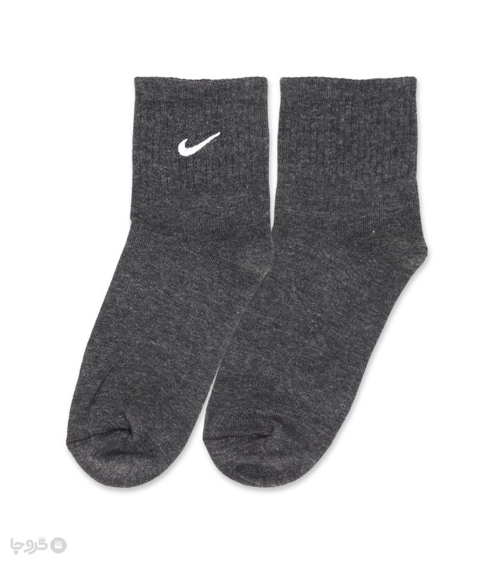خرید جوراب نیم ساق زنانه کش انگلیسی Abnous آبنوس گلدوزی طرح Nike