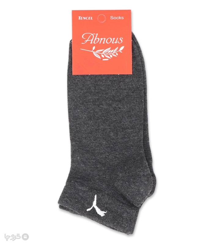 جوراب مچی زنانه Abnous آبنوس گلدوزی طرح Puma