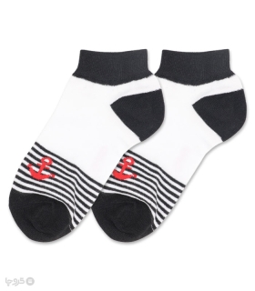 خرید جوراب نانو مچی زنانه پاآرا کد 102 طرح لنگر