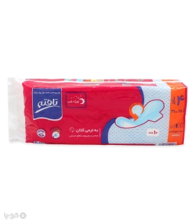 خرید نوار بهداشتی بالدار کتانی تافته ویژه شب