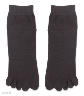 خرید جوراب نانو مچی زنانه انگشتی وسط کش پاآرا کد 400 ساده