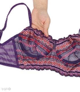 ست شورت و سوتین توری فنردار Bereta برتا گلدوزی کد 1031PP