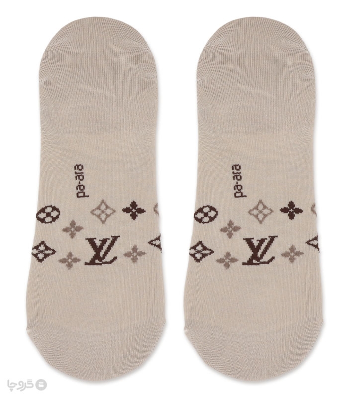 جوراب نانو مچی زنانه پاآرا کد 102 طرح  Louis Vuitton