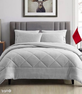 سرویس روتختی کتان مخمل NopeHome نوپه هوم طرح لوزی