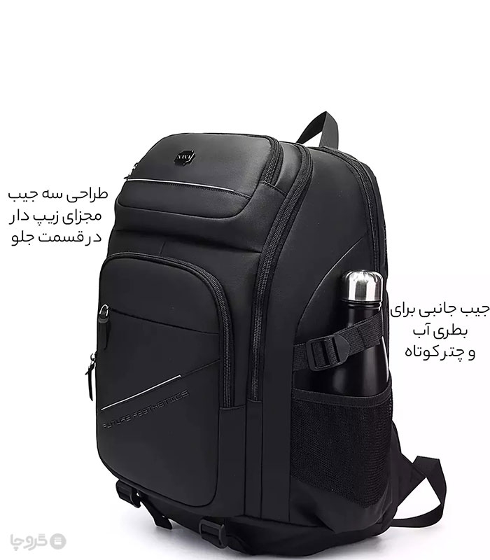 کوله پشتی ضد آب Bange بنج کد KA-0001 مناسب لپ تاپ و تبلت