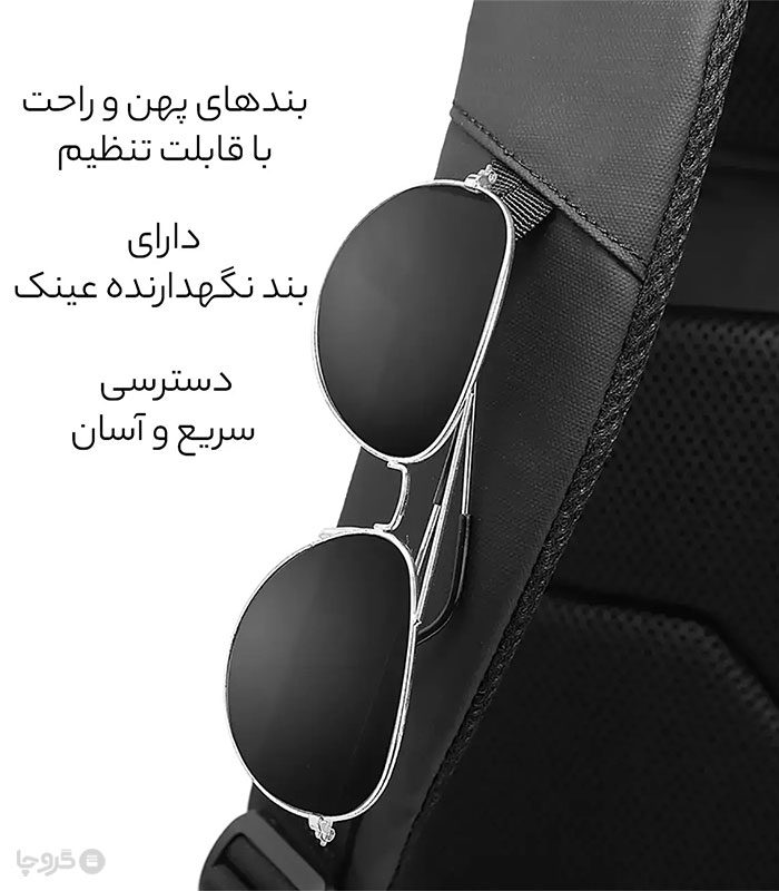 کوله پشتی ضد آب Bange بنج کد KA-0001 مناسب لپ تاپ و تبلت