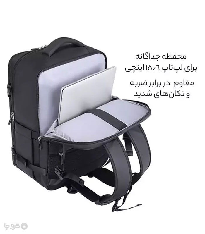 کوله پشتی سفری ضد آب Bange بنج کد 1801 - دارای درگاه USB