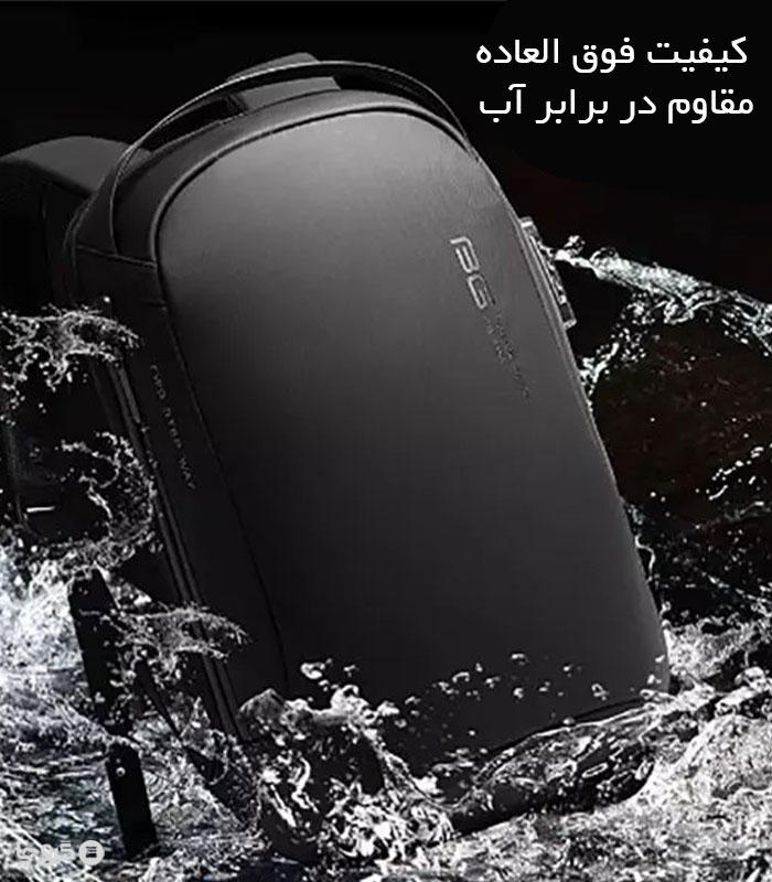 کوله پشتی ضد آب و ضد سرقت Bange بنج کد 7225 مناسب لپ تاپ و تبلت - دارای درگاه USB